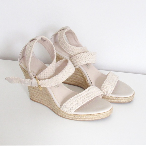 Dana Buchman Shoes - Dana Buchman Cream Espadrilles Wedges